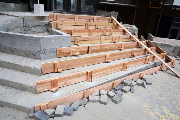 Cement Step Repair in Naperville